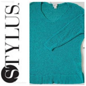 STYLUS PULLOVER KNIT TOP